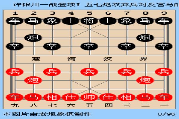 许银川棋谱广东象棋网五七炮（许银川棋谱，广东象棋网五七炮，如何攻克对手的防线）.