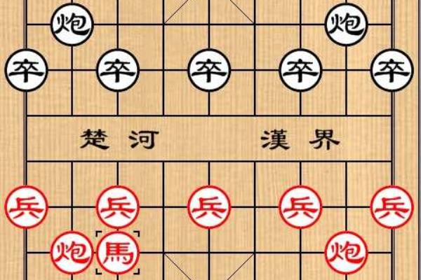 象棋第一步怎么走.